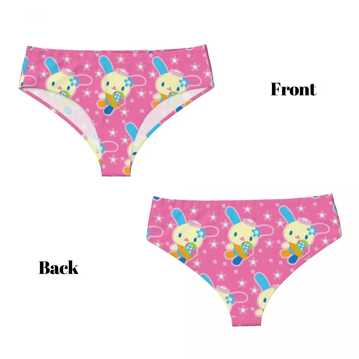 Женские трусики с мультяшным принтом мягкое нижнее белье