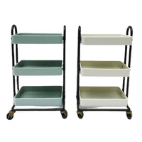 16 3 tier mini simulation trolley storage rack doll house kitchen furniture with wheels doll house accessories