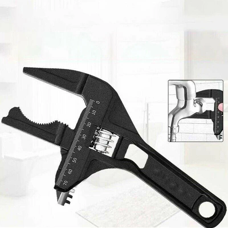 

Multi-function Wrench Short Handle Universal Spanner Repair Tools Key Set Opening Bathroom Pipe Nut Wrench Hand Workshop Tool