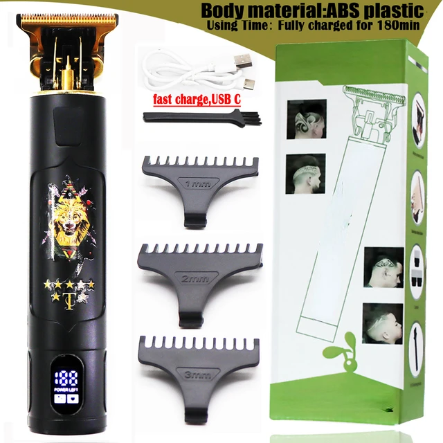 

Razor Men Shaver Hair Trimmer Barber Hair Clipper Cordless Hair Cutting Machine Beard Trimmer Shaving Machine Wireless
