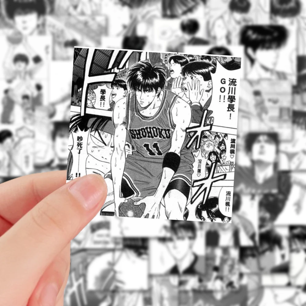

45Pcs Slam Dunk Anime Sticker Classic Manga Cool Sticker Bike Mobile Laptop Kids Toys Diy Car Guitar Fridge Decal Sticker