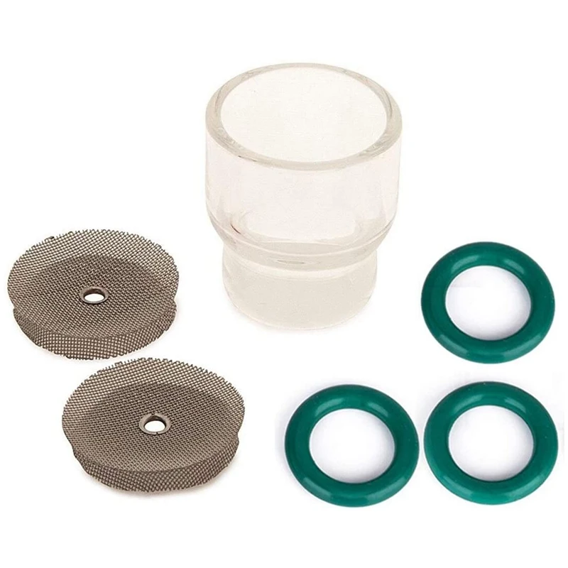 

Tig Welding Cup Kit for Tig Torches Wp-9 & Wp-17 Gas Lens with Filter