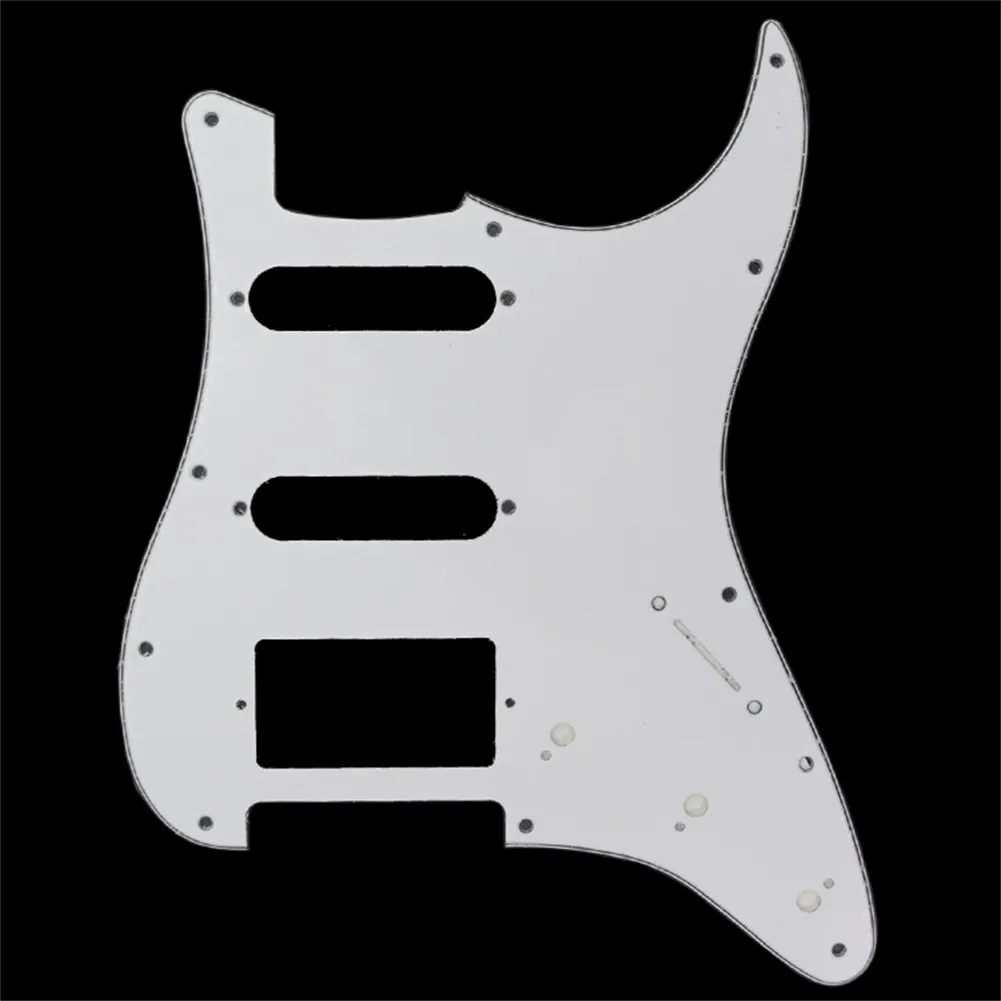 

Hot New Practical High Quality Pickguard 11 Holes 1pc Scratch Plate 3 Ply For Strat SQ Style Electric Guitars PVC