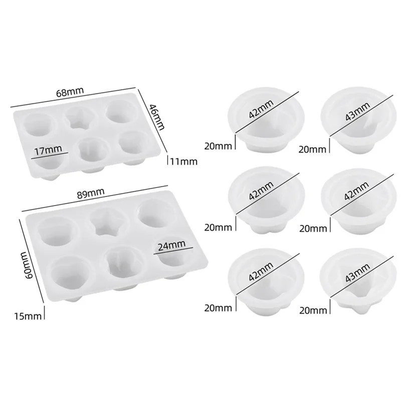 DIY кристалл капля клей смола УФ пудинг кошка кролик любовь брелок зеркало