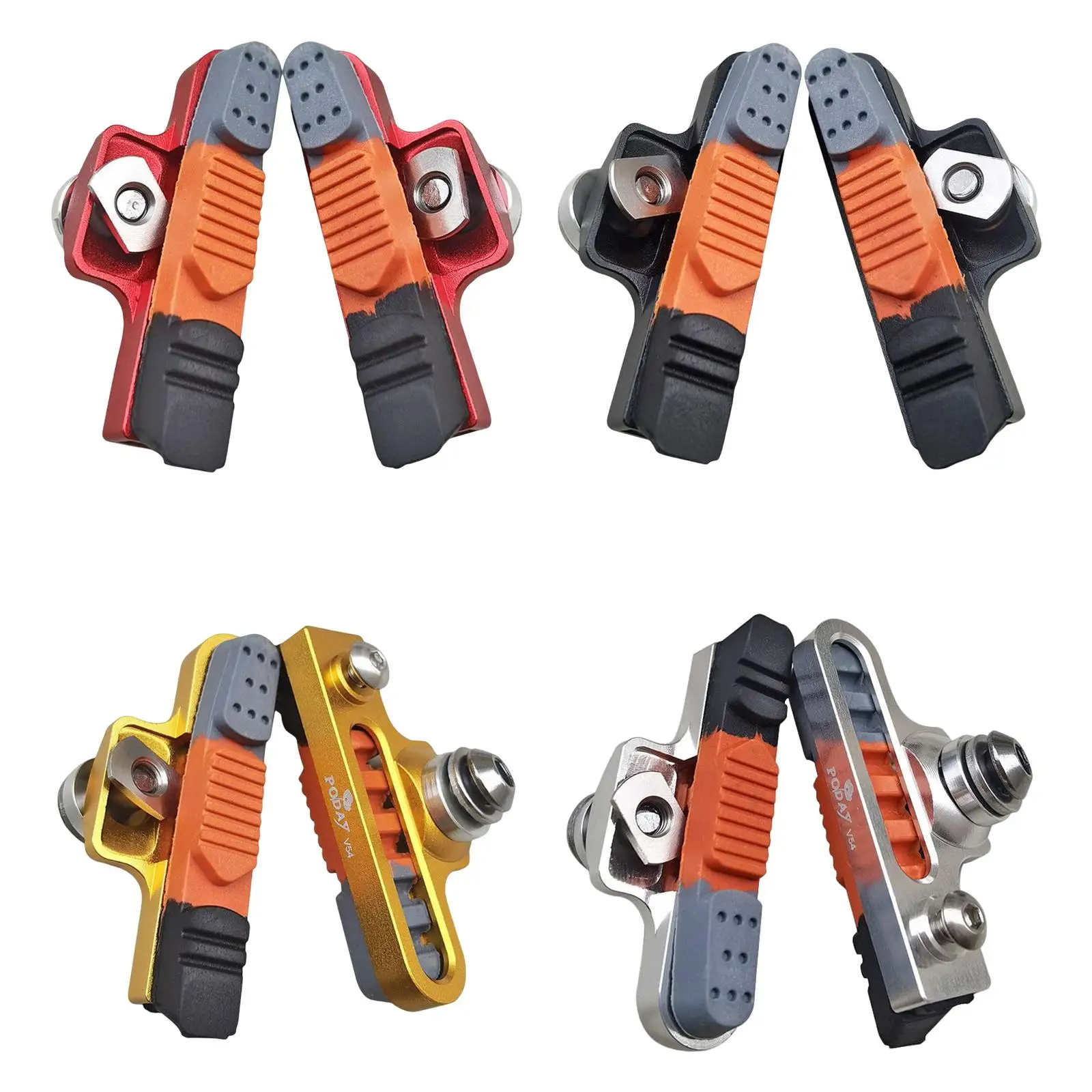 

2 Pieces 55mm Bike Brake Pads Bike Caliper Brake System Compact