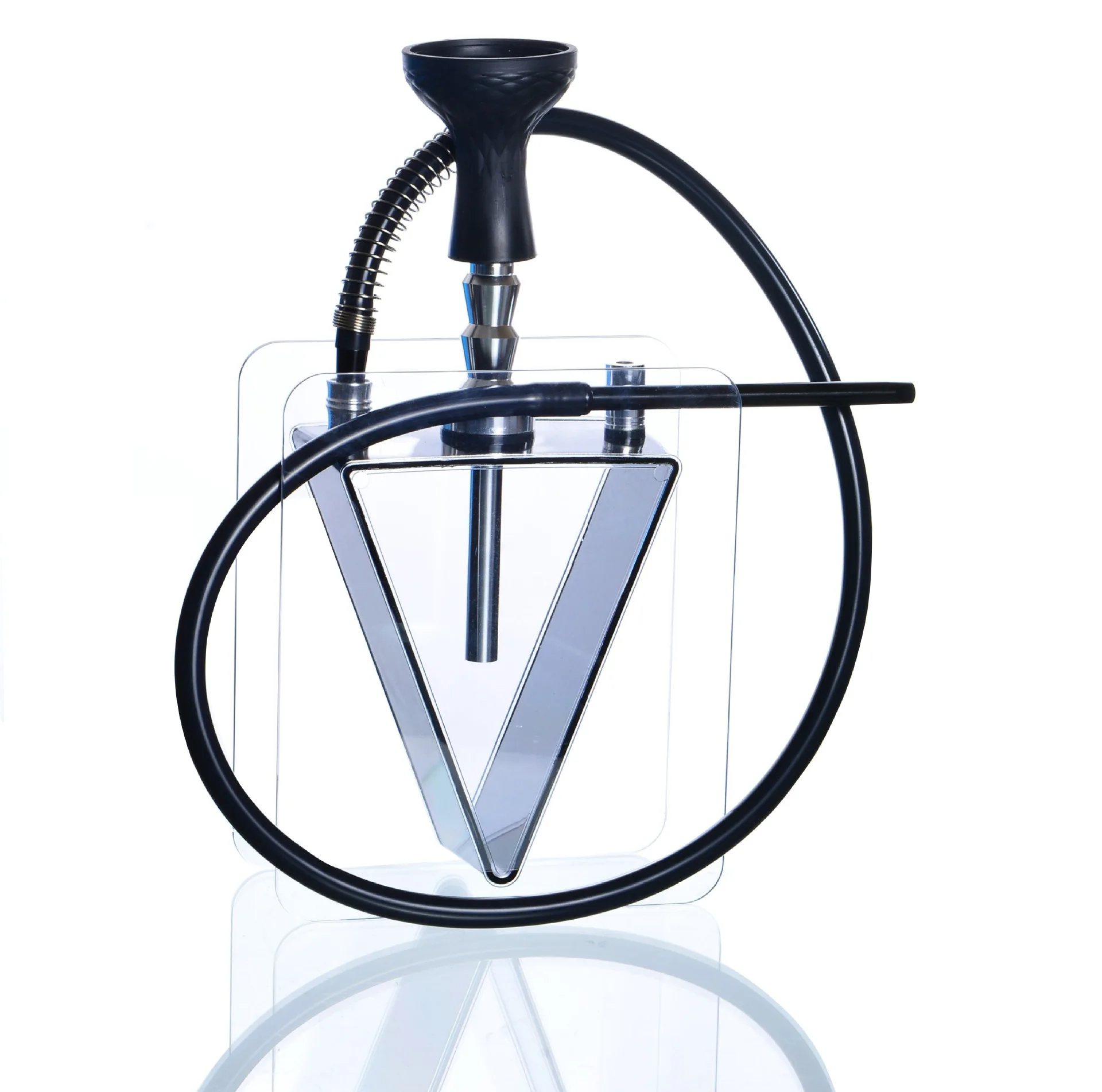 

Arabic Hookah Finished Acrylic Triangle Pot Hookah Set Plastic Kettle