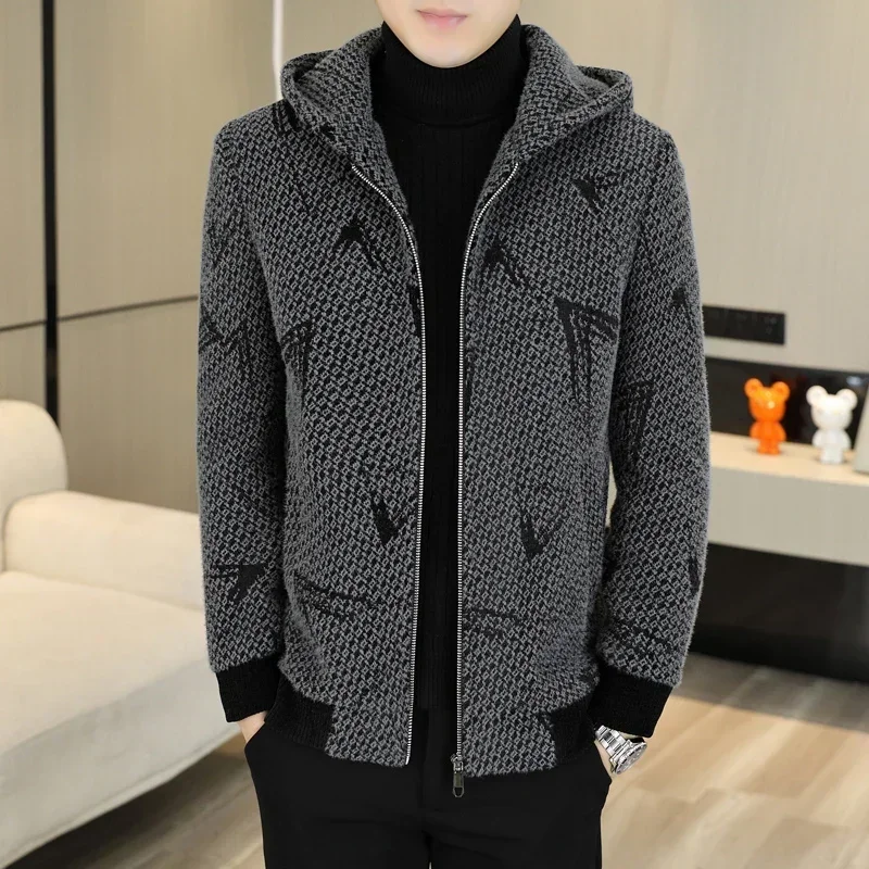 Новинка Зима 2023 мужское модное красивое повседневное шерстяное пальто с