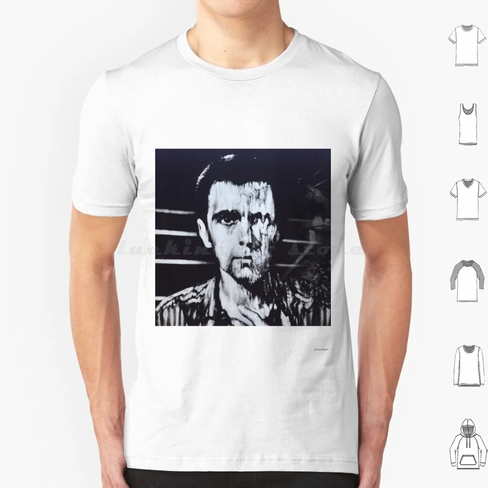 Питер Габриэль-тает футболку Хлопок Мужчины Женщины Diy печать Габриэль тает
