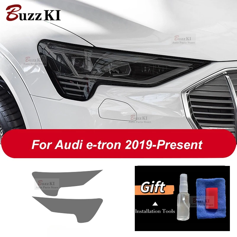 Для Audi etron 55 Quattro 2019 2020 аксессуары 2 шт. защитная пленка для фар автомобиля