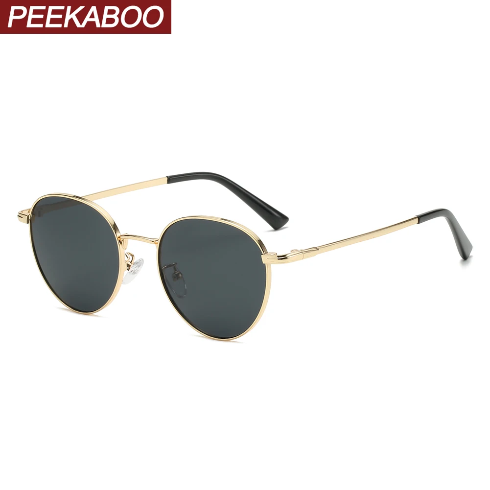 

Женские и мужские солнцезащитные очки в металлической оправе, с защитой uv400