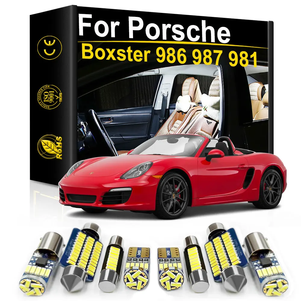 

Car Interior LED Light For Porsche Boxster 986 987 981 718 1999 2000 2001 2007 2008 2013 2015 Accessories Canbus Indoor Lamp