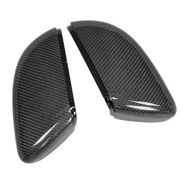 

Side Mirror Covers Caps(Carbon Look)Replacement Carbon Mirror Caps For Golf 6 Jetta Mk6 Gtd R20 Exterior Mirror