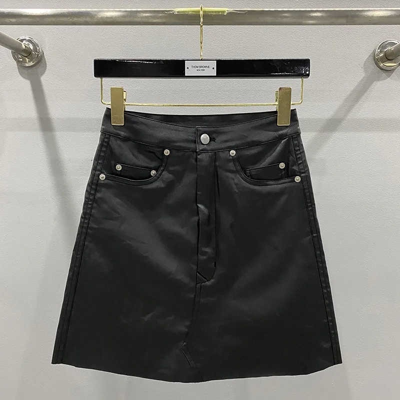 

Женская джинсовая мини-юбка с принтом «Рик»