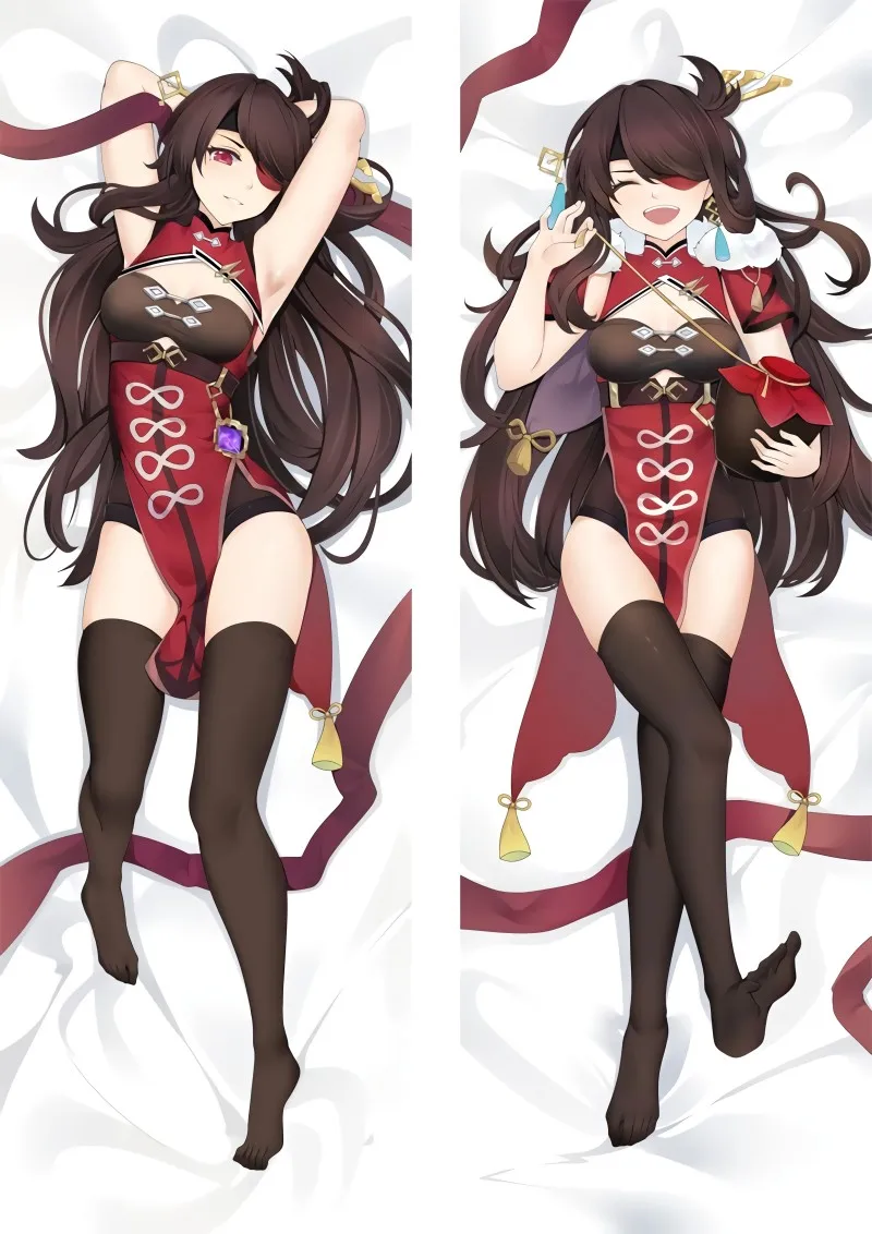 

Dakimakura Anime Pillow Case Hokuto (Genshin Impact) Double-sided Print Of Life-size Body Pillowcase Gifts Can be Customized