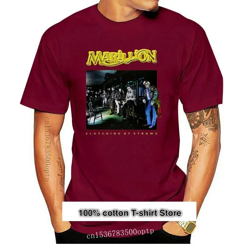 

Camiseta negra de манга corta para mujer, camiseta de длинная манга с принтом MARILLION, 2021