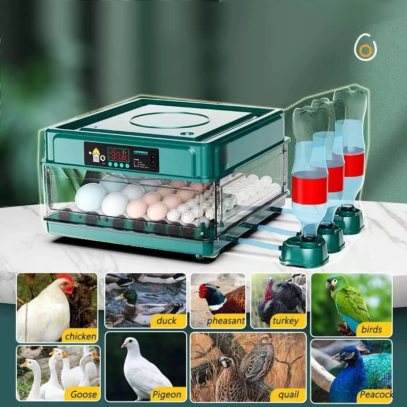 

220/110V 6/12 Eggs Incubator Fully Automatic Turning Hatching Brooder Farm Bird Quail Goose Chicken Poultry Farm Hatcher Turner