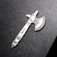 fashion simple axe brooches for men and women vintage zircon pins memorial holiday gift luxury jewelry accessories wholesale