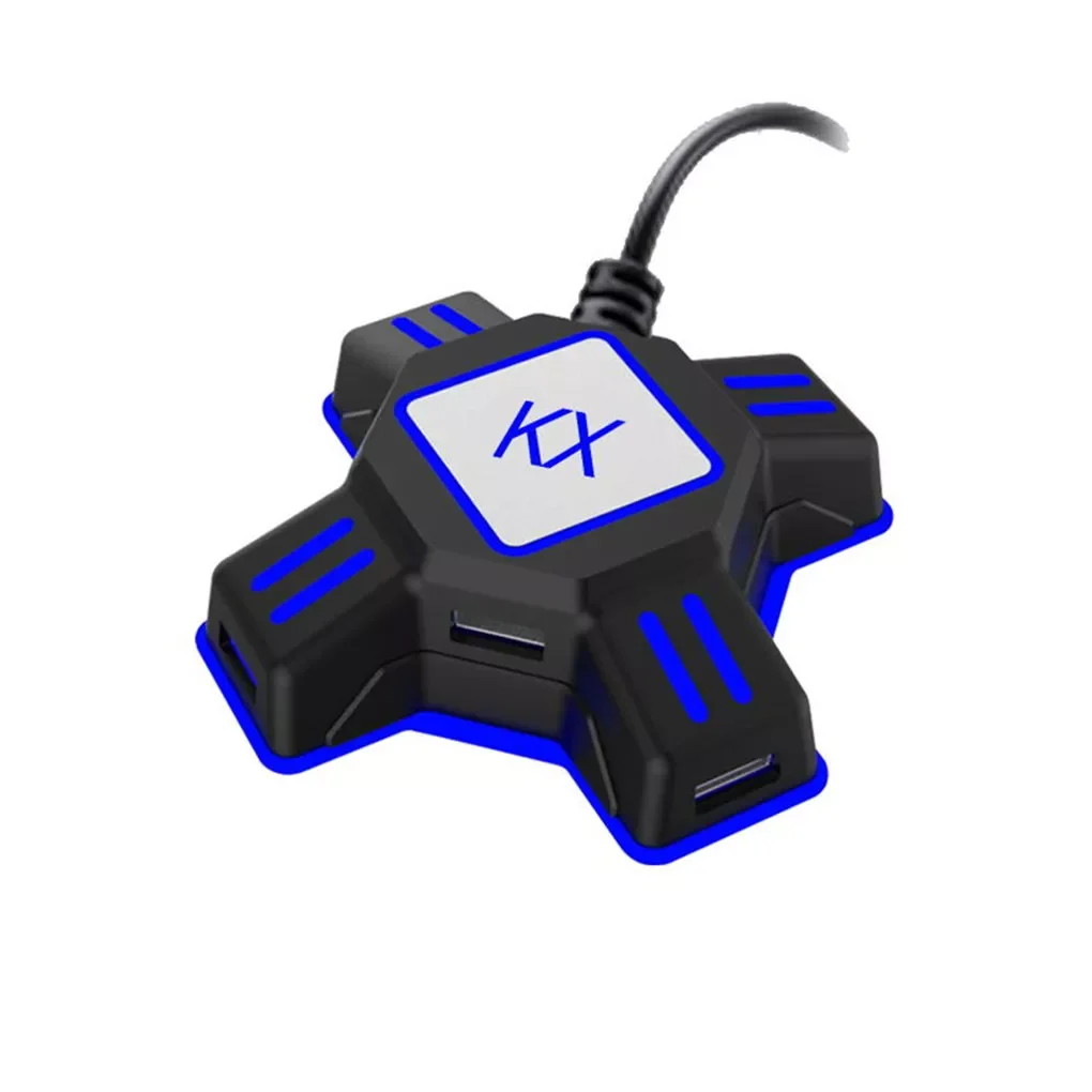 

Адаптер для игровых контроллеров KX USB, конвертер для видеоигр, клавиатуры, мыши, для Switch/Xbox, PS4/PS3