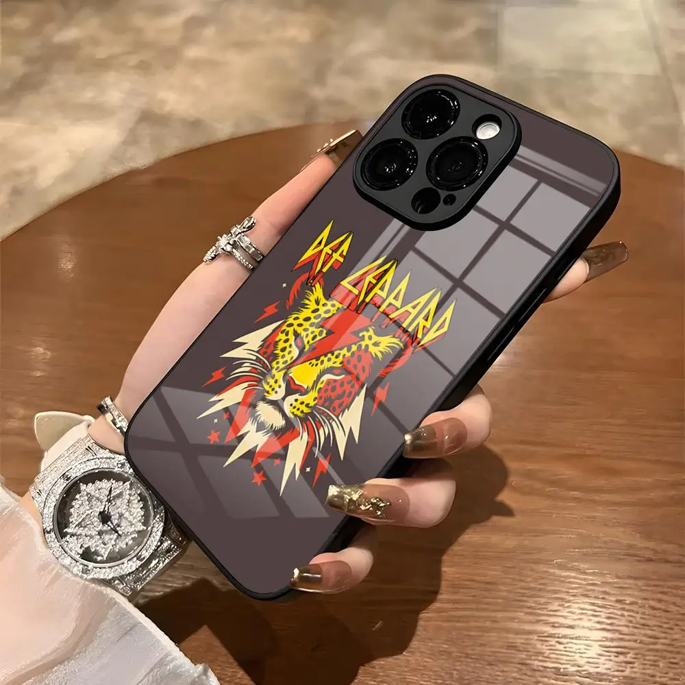 Чехол для телефона Def Leppard Rock Band iPhone 15 Pro Max 14 12 16 11 13 Mini X XR XS 8 7 Plus SE Задняя крышка из