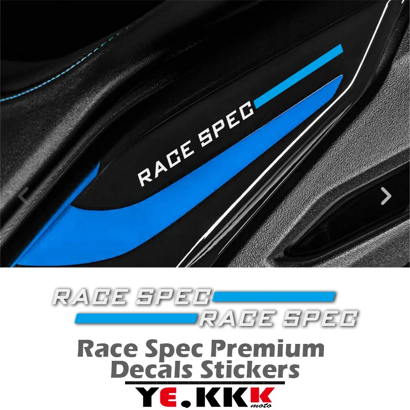 Race Spec Premium Decals Stickers For Honda CBR1000RR CBR600RR CBR650F F4I F4 100MM X 11MM 2 Pack Custom Color