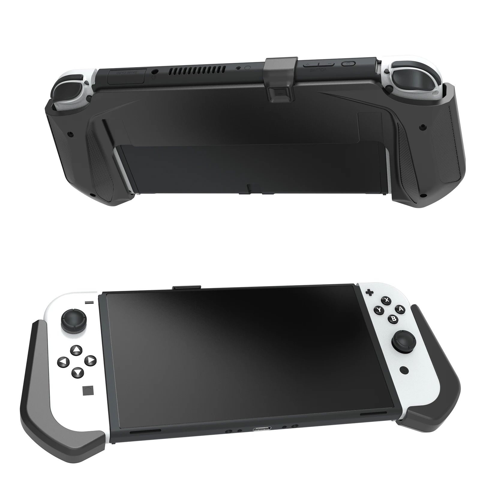 

Удобный нескользящий чехол для Nintendo Switch Oled с ручкой и защитой от скольжения