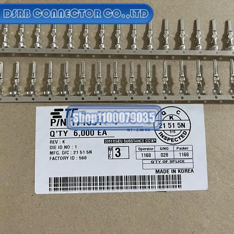 

6000 шт./партия, новые и оригинальные 171631-1 для 20-24AWG