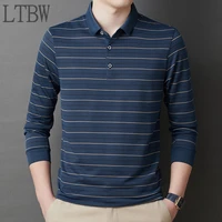 ltbw new arrivals men fashion polo t shirt long sleeve casual sweater business shirt t shirt cotton polo four seasons