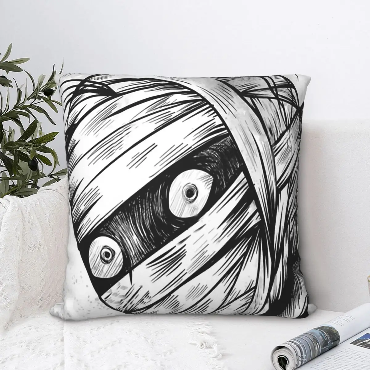 

Japanese Horror Throw Pillow Case Junji Ito Tomie Kawakami Cushion Home Sofa Chair Print Decorative Hug Pillowcase