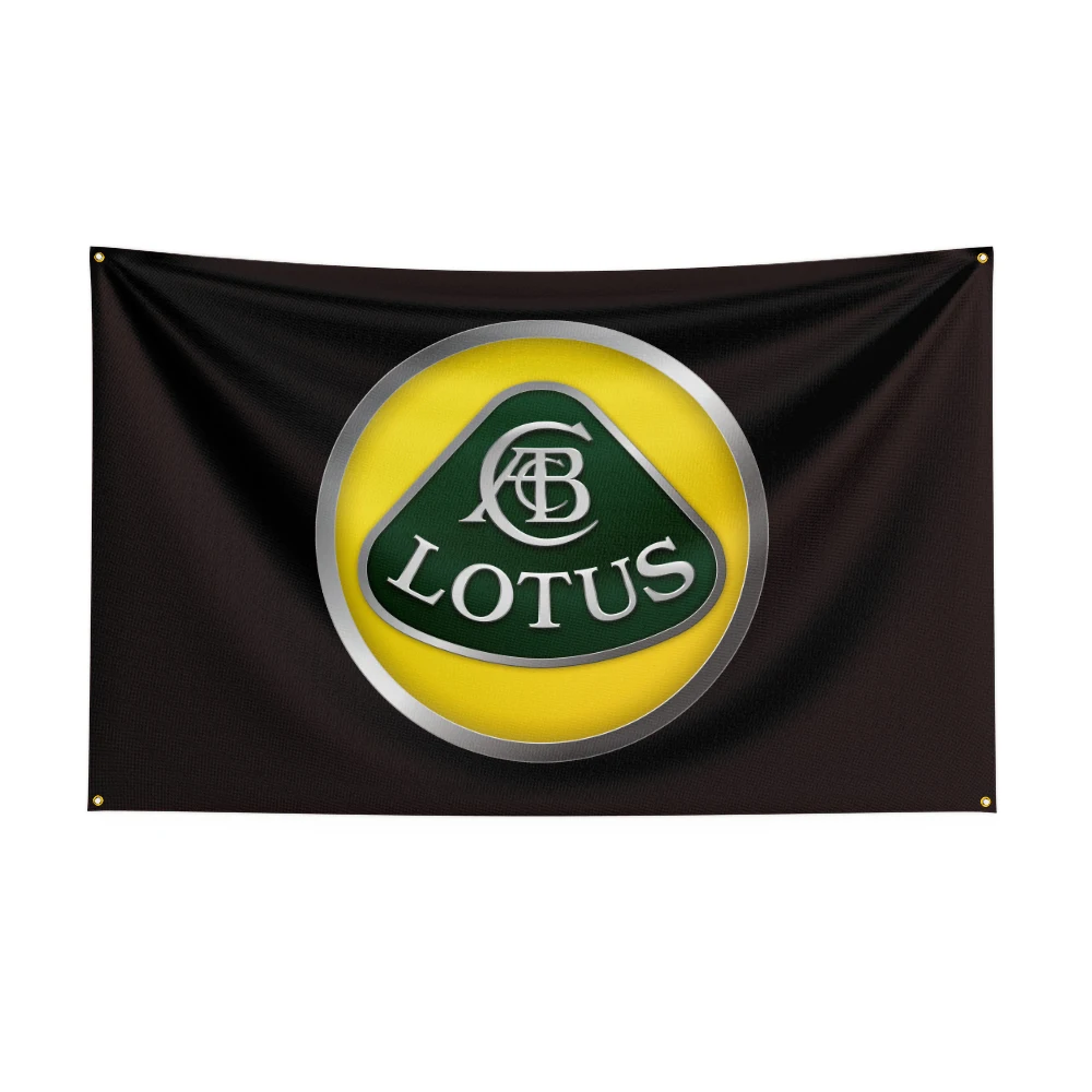 

Флаг гоночного автомобиля Lotus 3x5 ФТ для декора