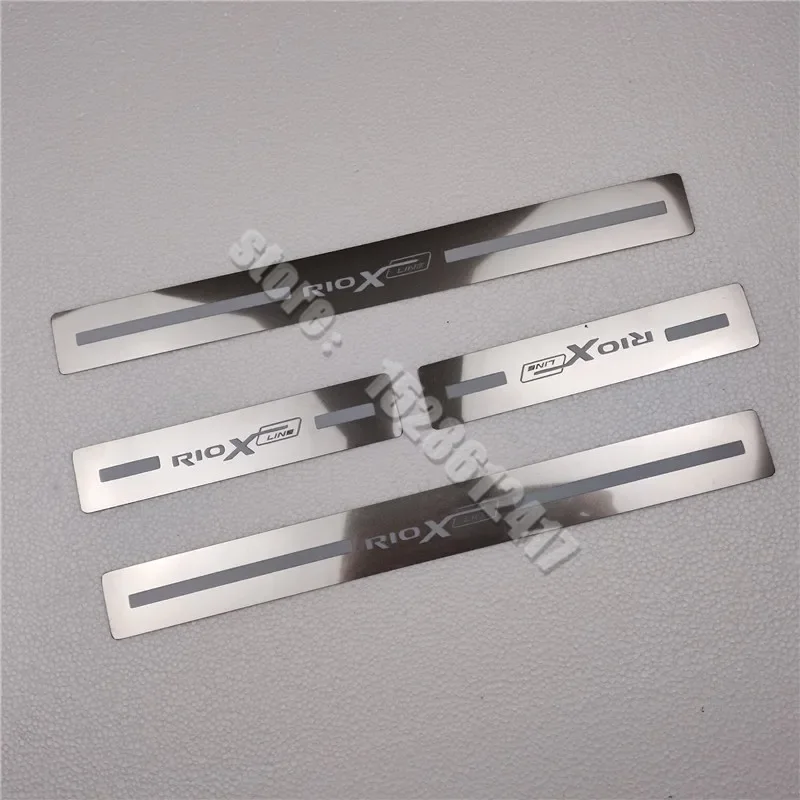 Наклейки защитные для KIA RIO 3 4 x-line 2010-2015 -2024