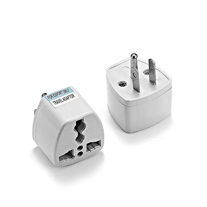 

1pcs US Plug Adapter Universal AU UK EU To US Travel Power Adapter Electrical Plug Converter American Electrical Socket Outlet