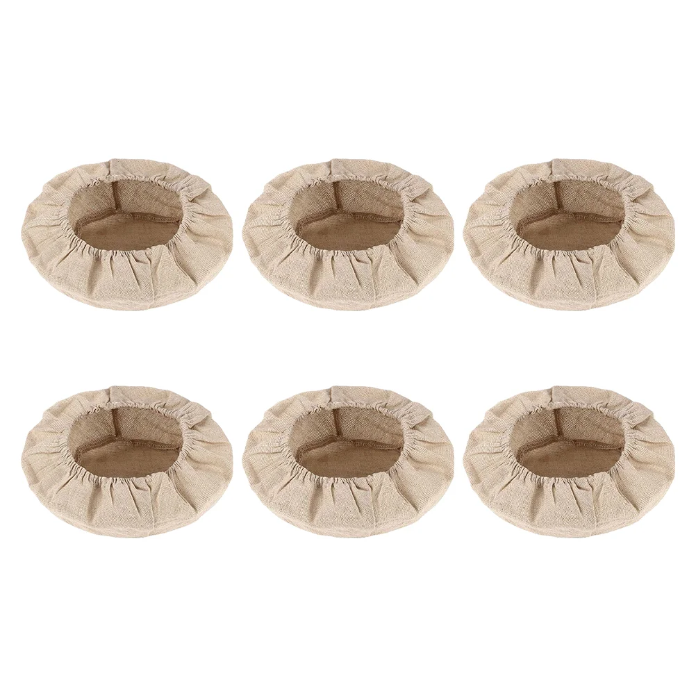 

6 Pcs Bread Scraper Dough Bowl Cover Sourdough Basket Lame Linen Liner Cloth Oval Baking