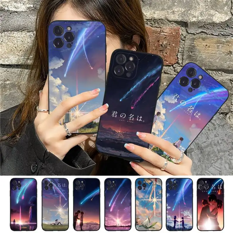 

FHNBLJ Your Name Phone Case Silicone Soft for iphone 14 13 12 11 Pro Mini XS MAX 8 7 6 Plus X XS XR Cover