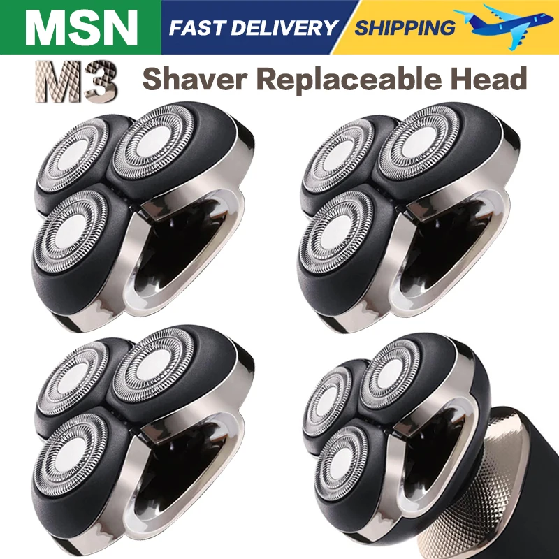 Replacement Head Mi Youpin Razor For Mens Beard Trimmer Wet And Dry 3d Cutter Heads Dual-layer Blade 5