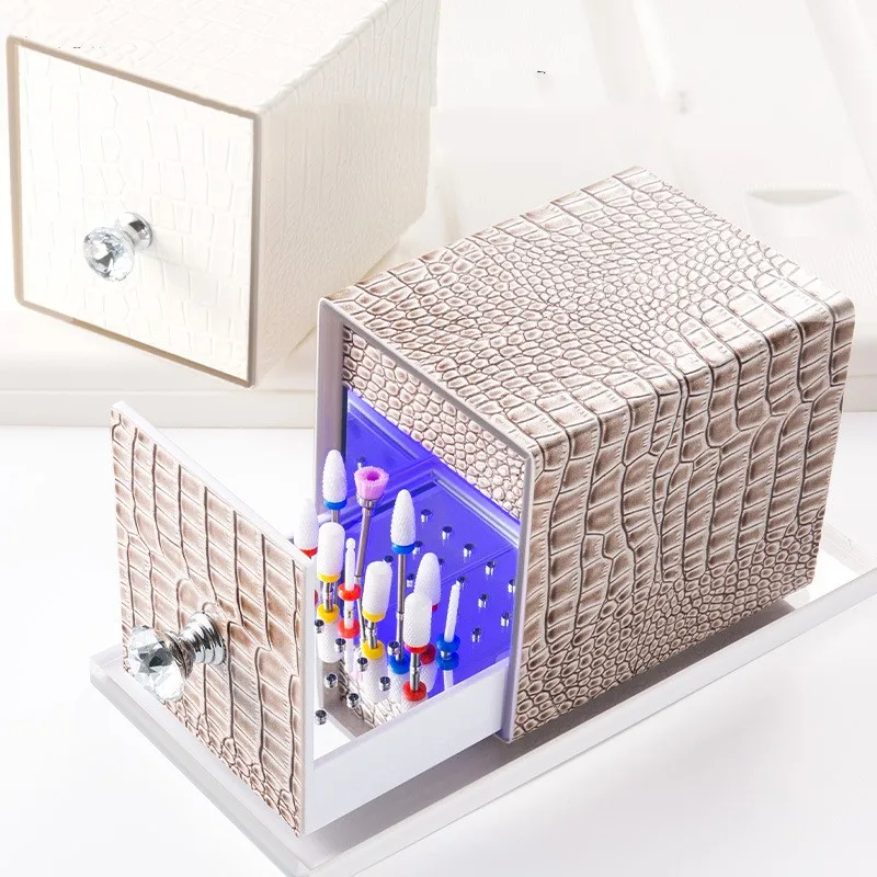 1 шт. пылезащитный контейнер для фрез маникюра и полировки ногтей