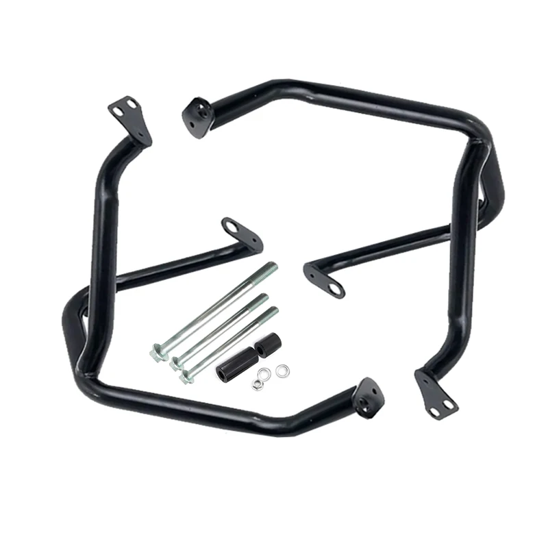 

Защита бампера рамы для Royal Enfield HIMALAYAN 450 Himalayan 450 Himalayan 452 2024 2025 мотоцикла, черная большая защита двигателя