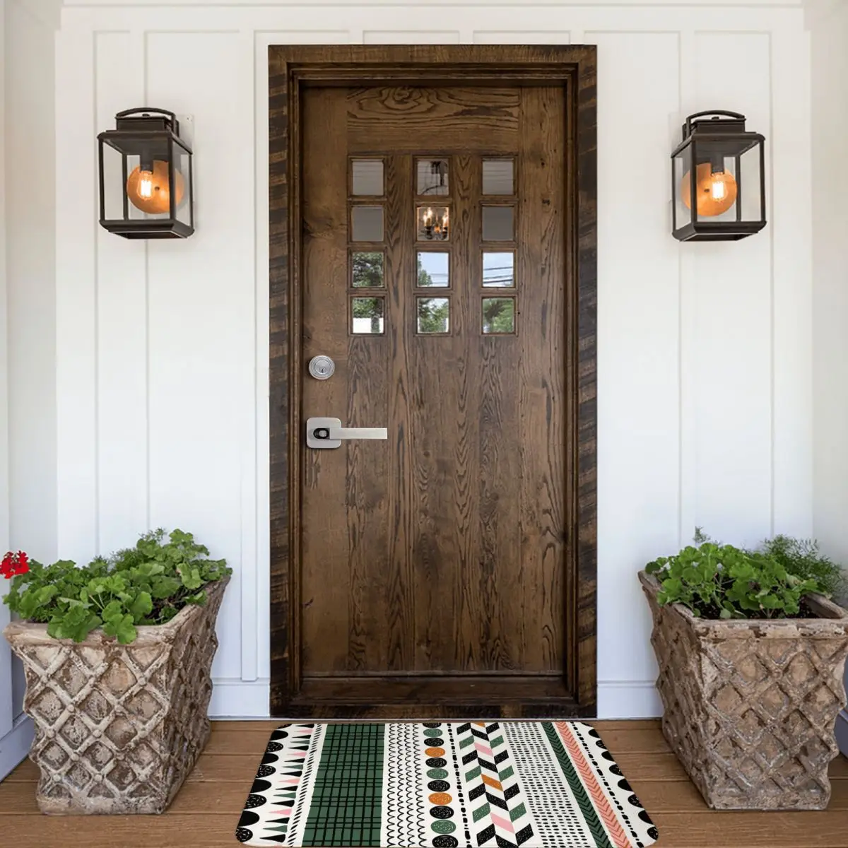 Входная дверь стиль фармхаус