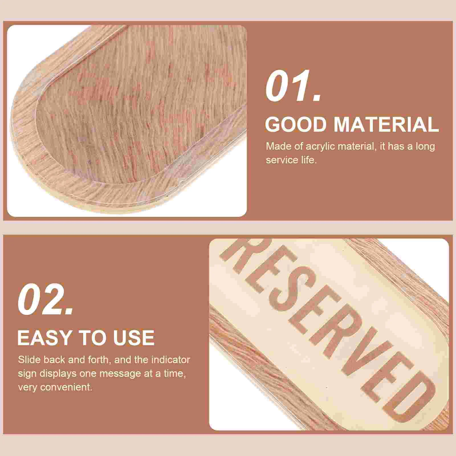 Знак бронирования в частном комнате уличные вывески слайдер акриловая офисная