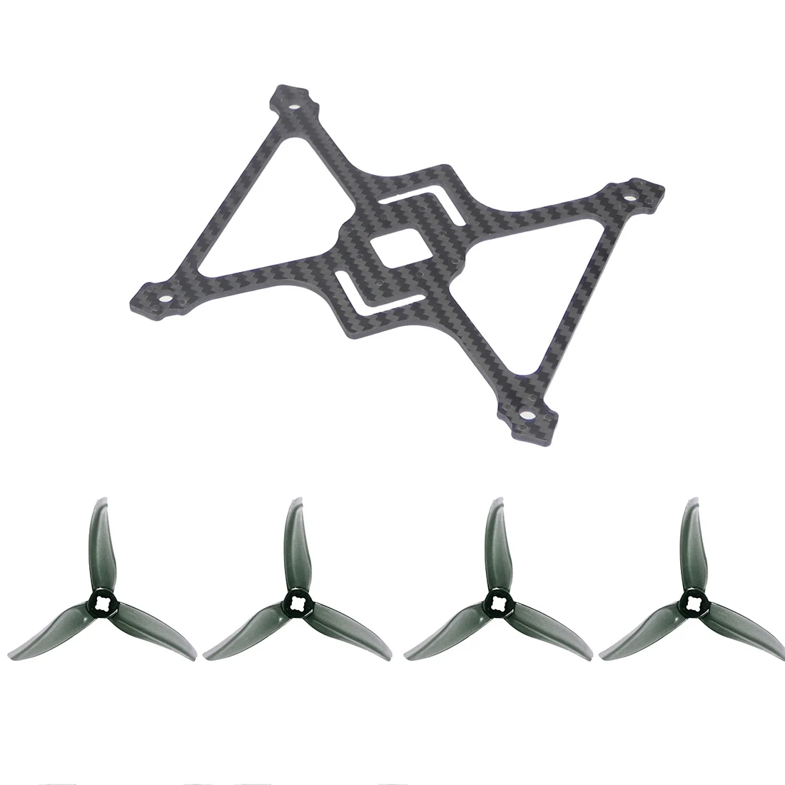 

Xy-3 3.5inch Drone Frame Kit with 3520 3 Paddle Propellers 1507 Motor 1200TVL Camera DIY RC Quadcopter Parts