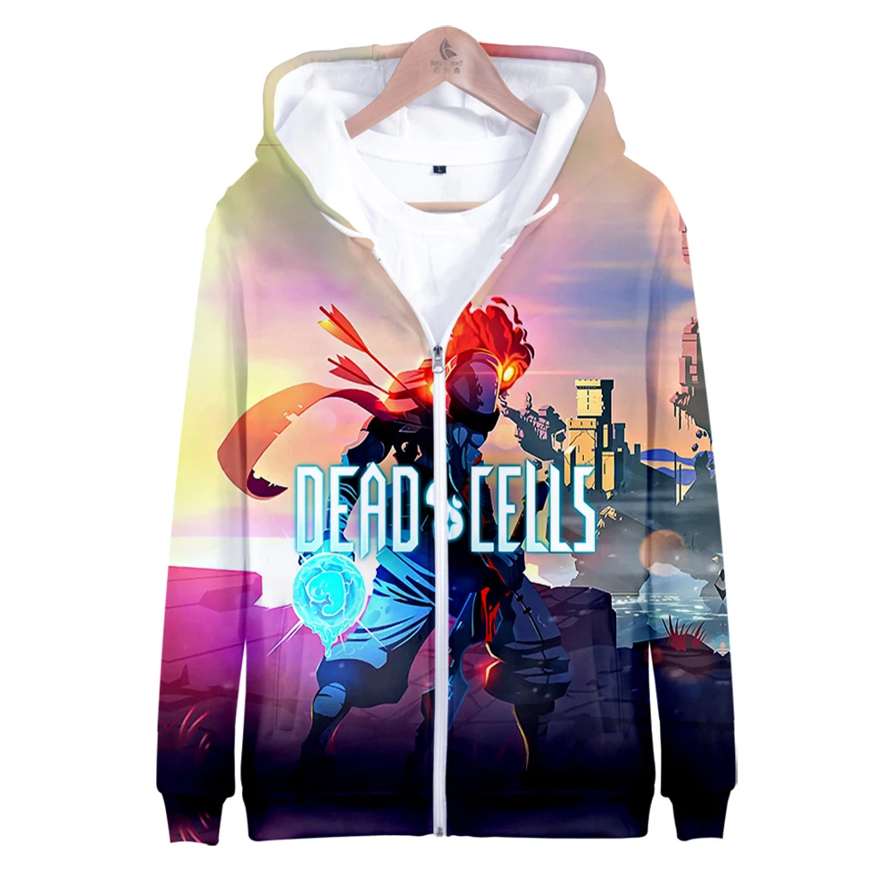 

Dead Cell Zipper Sweatshirt Women Men's Hoodie Unisex Long Sleeve Harajuku Streetwear Youthful Pop Game 3D Clothes Plus Size