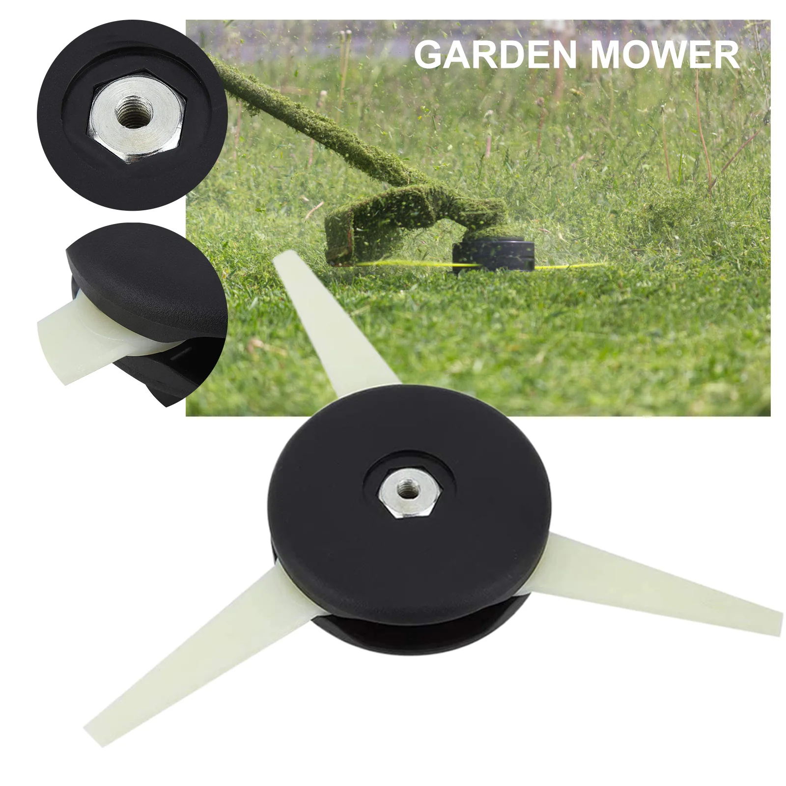 

1pc Professional Lawn Trimmer Head Garden Grass Trimmer Head Lawn Mower Weed Brush Cutter Power Tools Accessories