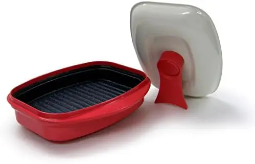 

Pan for Microwave Cooking, Red