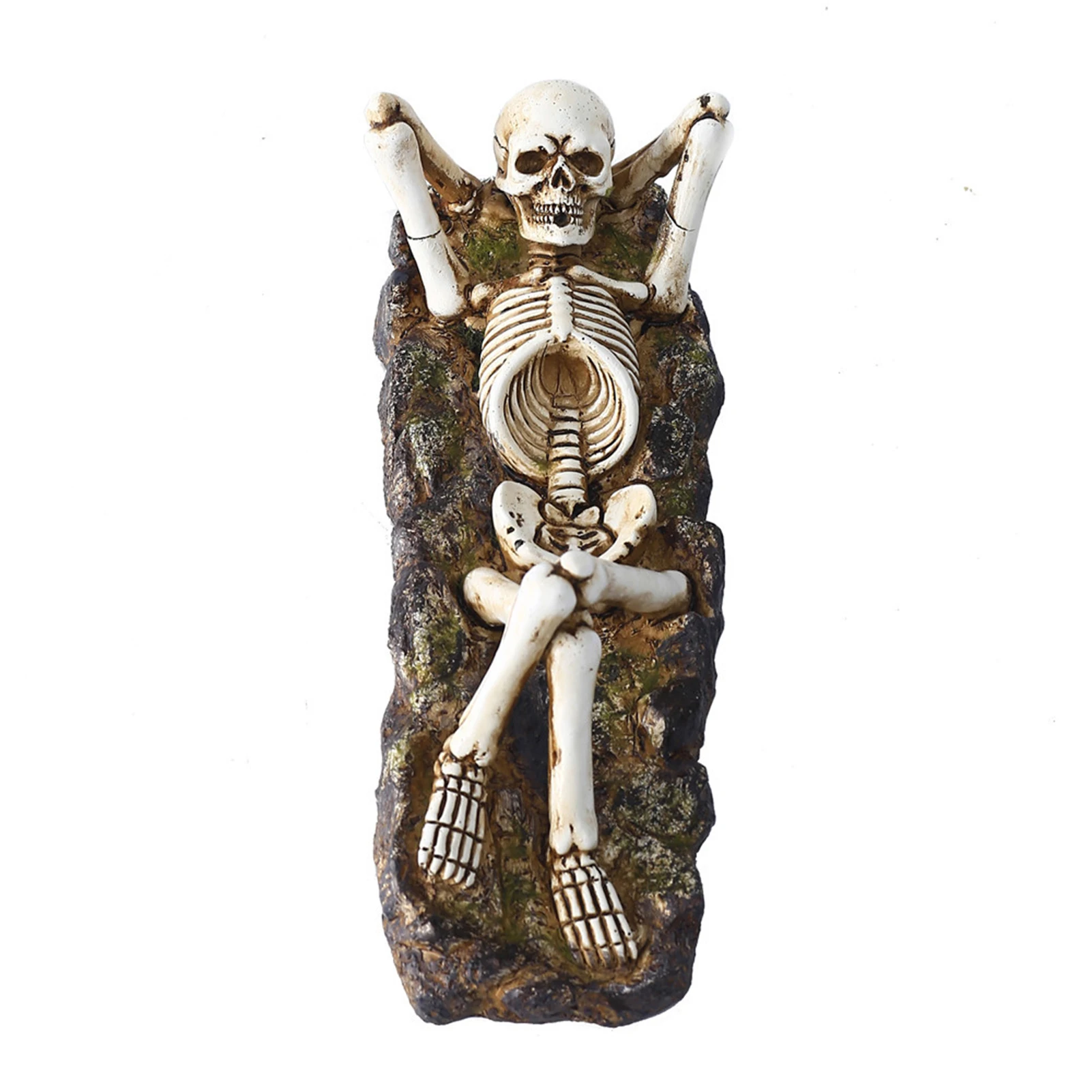 

Хэллоуин призрак скелеты подставка для благовоний реалистичный череп настольное украшение для Хэллоуина ремесленный Декор