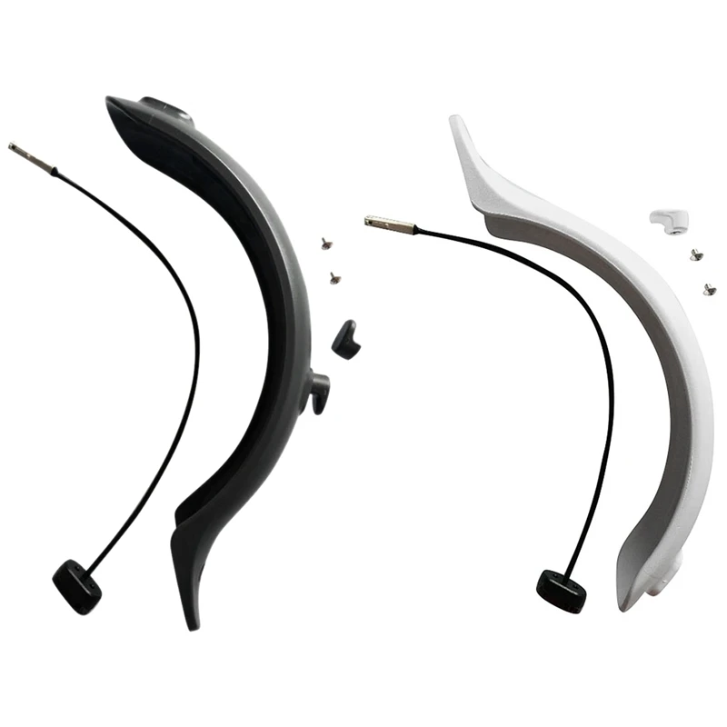 

2 Pcs Rear Mudguard Fender+Taillight Electric Scooter Brake Light Taillight+Mudguard Fender+Hook,White & Black