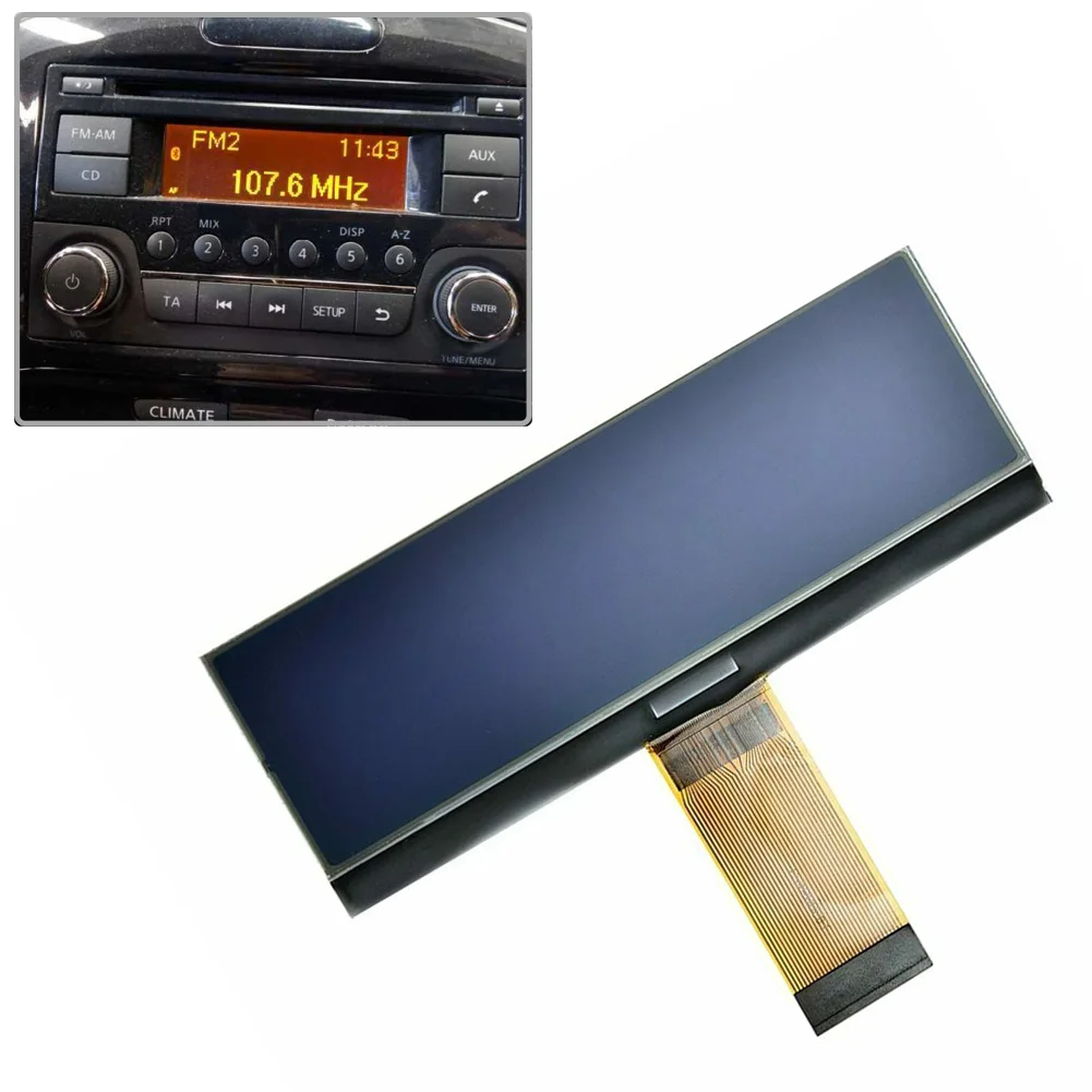 

1 PCS Black Radio Replacement LCD Screen For Nissan Dualis,Frontier,Juke,Note,Navara,Qashqai, X-Trail, Equator 2010-2017