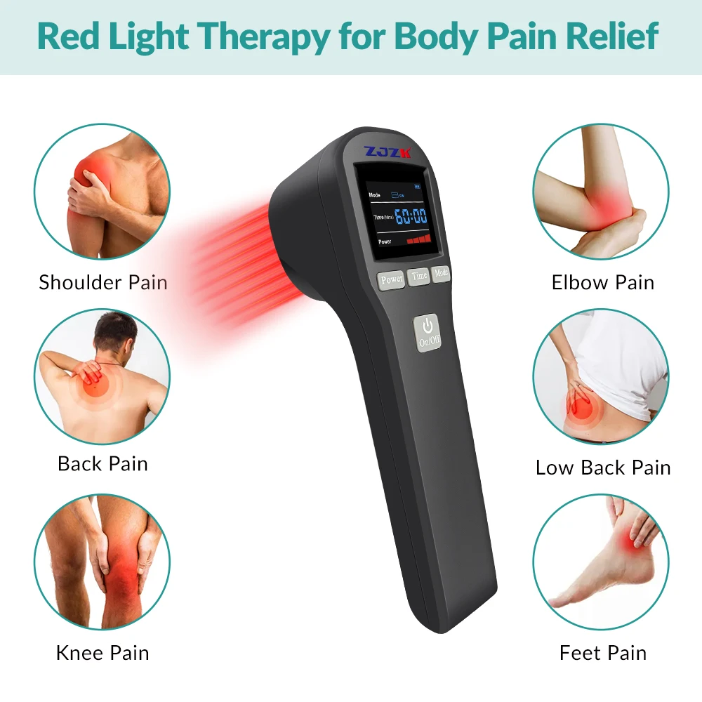 

Advanced Myostimulator Knee Massage Tool With 880mW 808nm 650nm 20 Laser Diodes For Relax and Pain Relief & Arthiritis Treatment