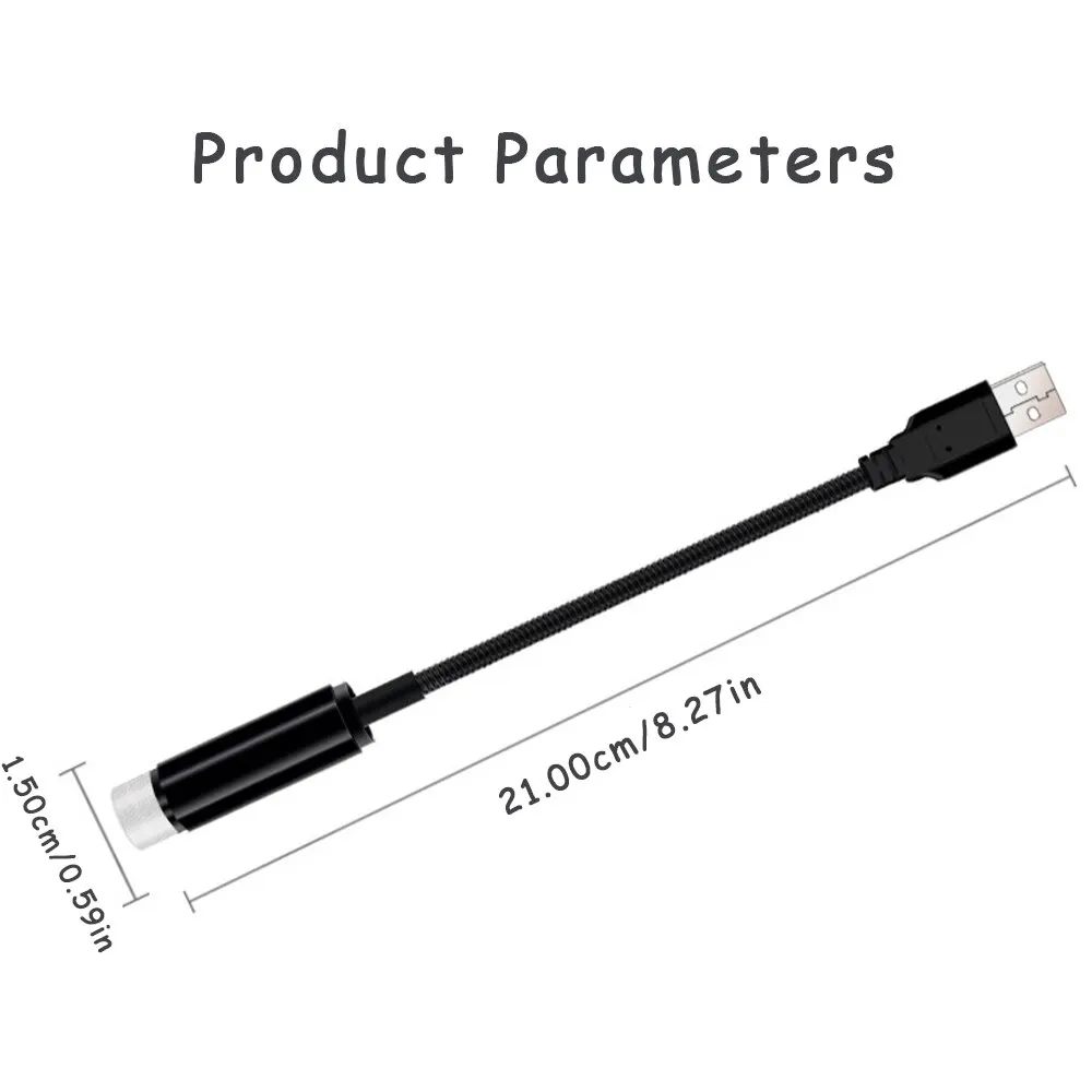 1 шт. автомобильная Беспроводная лампа с USB-портом