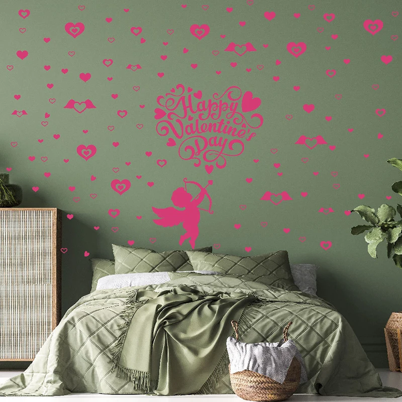 

Наклейки на стену с надписью «Love Heart»