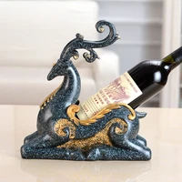 resin crafts living room creative wine rack decoration home wine cabinet partition decoration modern style deer wine