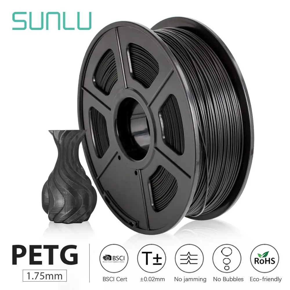 SUNLU PETG 3D Printer Filament 1.75mm Dooling Gift Material Hot...